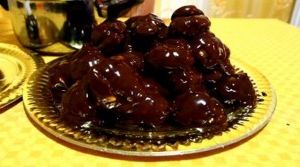 Elmalı profiterol