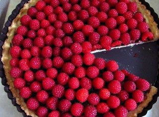 Frambuazlı tart yapımı