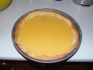 Limonlu tart yapımı