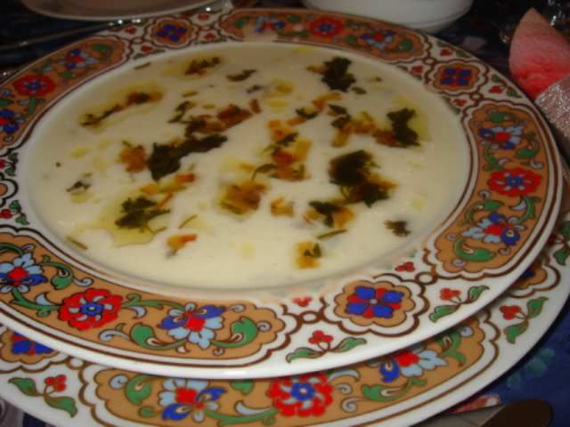 Pazılı ayran çorbası