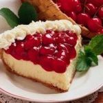 Vişneli cheesecake