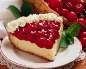 Vişneli cheesecake