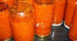 Ajvar yapımı