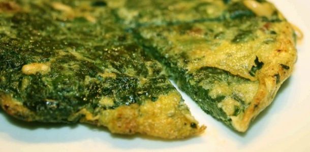 Ispanaklı omlet