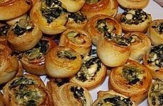 Peynirli papatesli börek rulo
